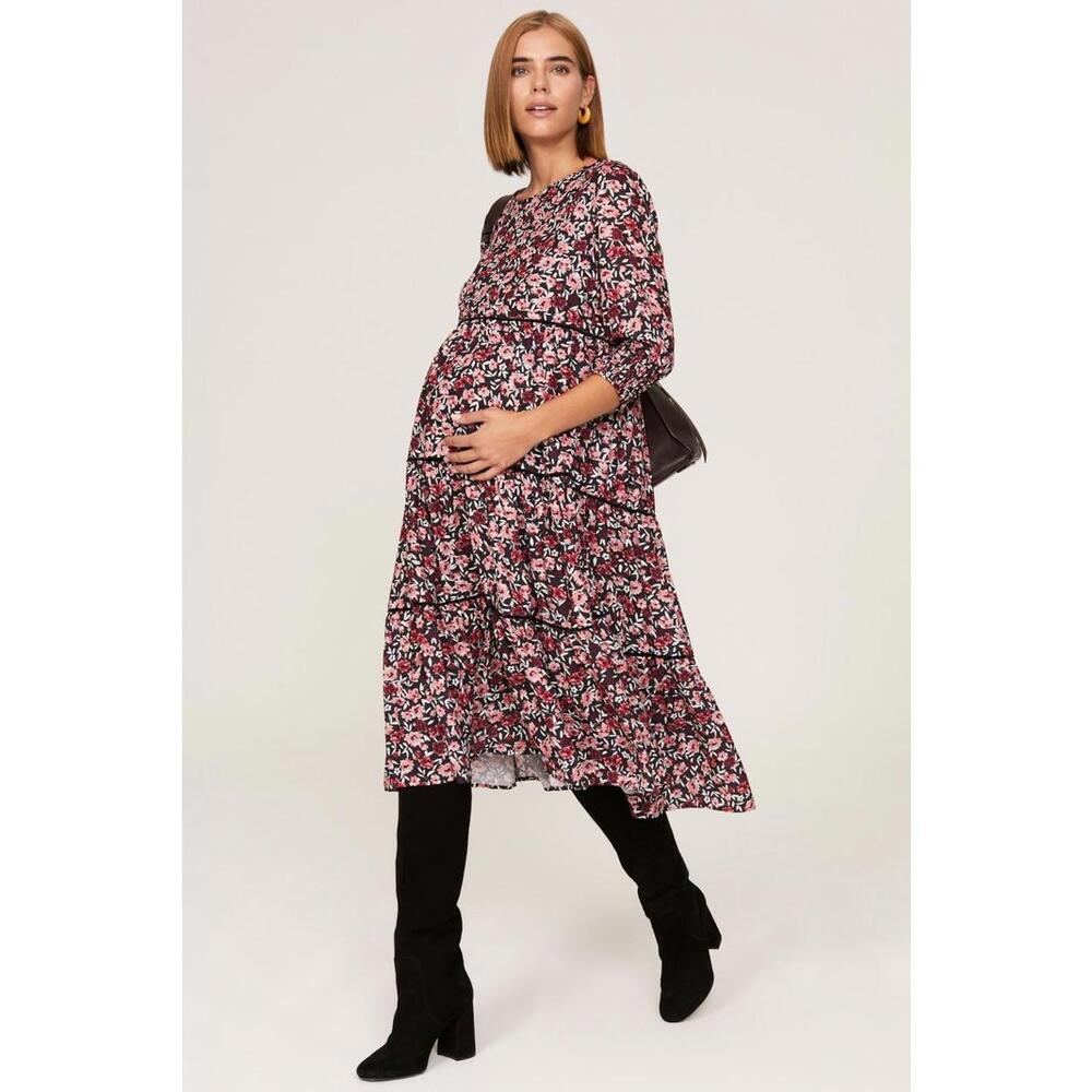 NOM Maternity Aurora Maternity Dress Size XS with Fabric Pull